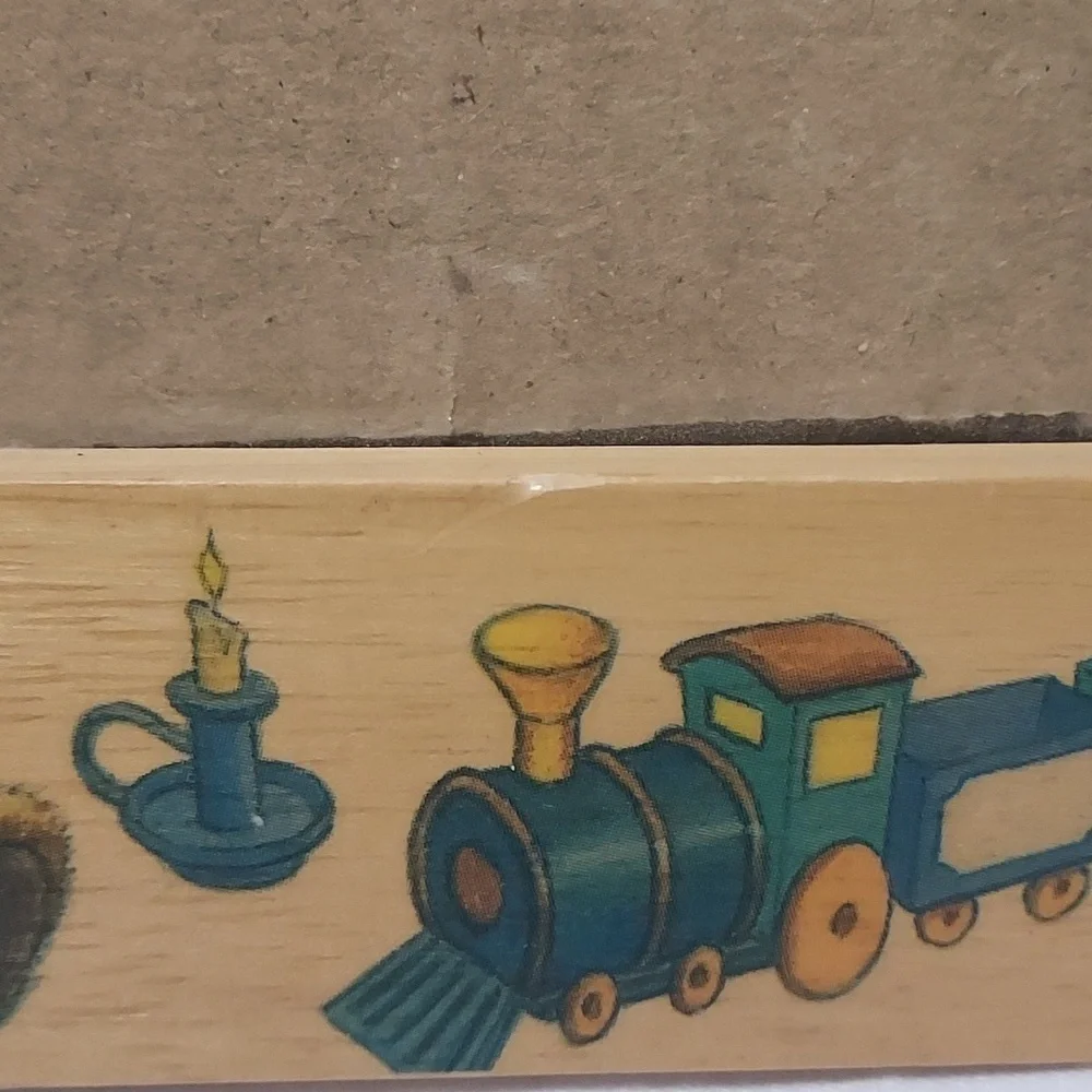 VINTAGE Fetco Teddy Bear wood Frame
